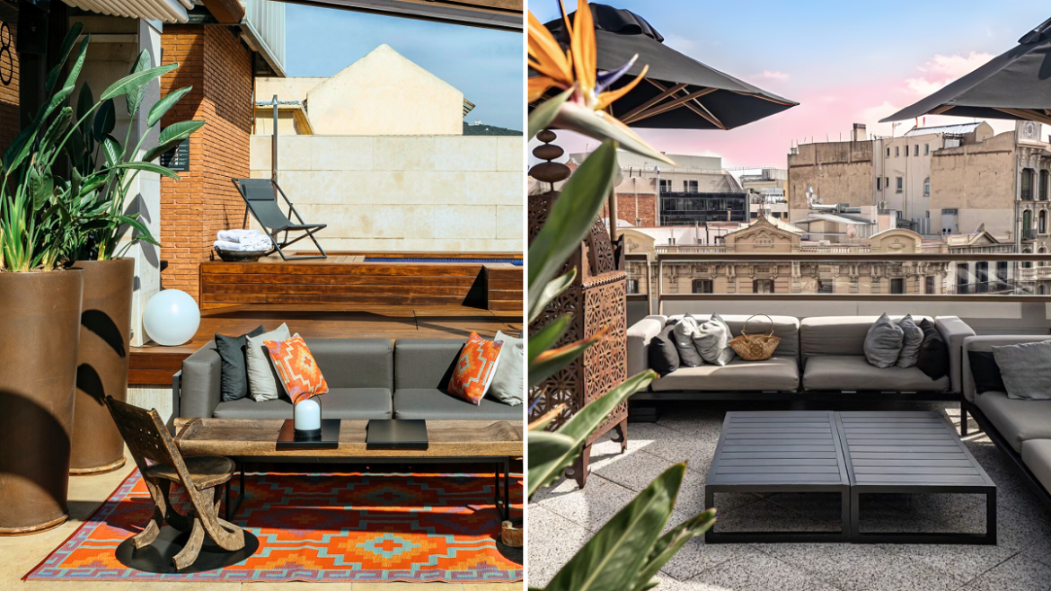hotel rooftop bars Barcelona