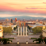verano en Barcelona atardecer Derby Hotels Collection Montjuic